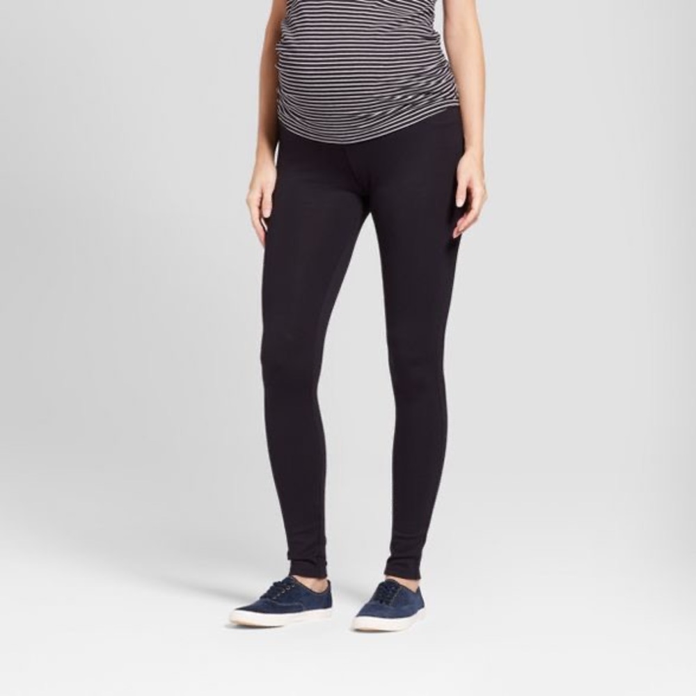 Maternity Crossover Panel Ponte Pants